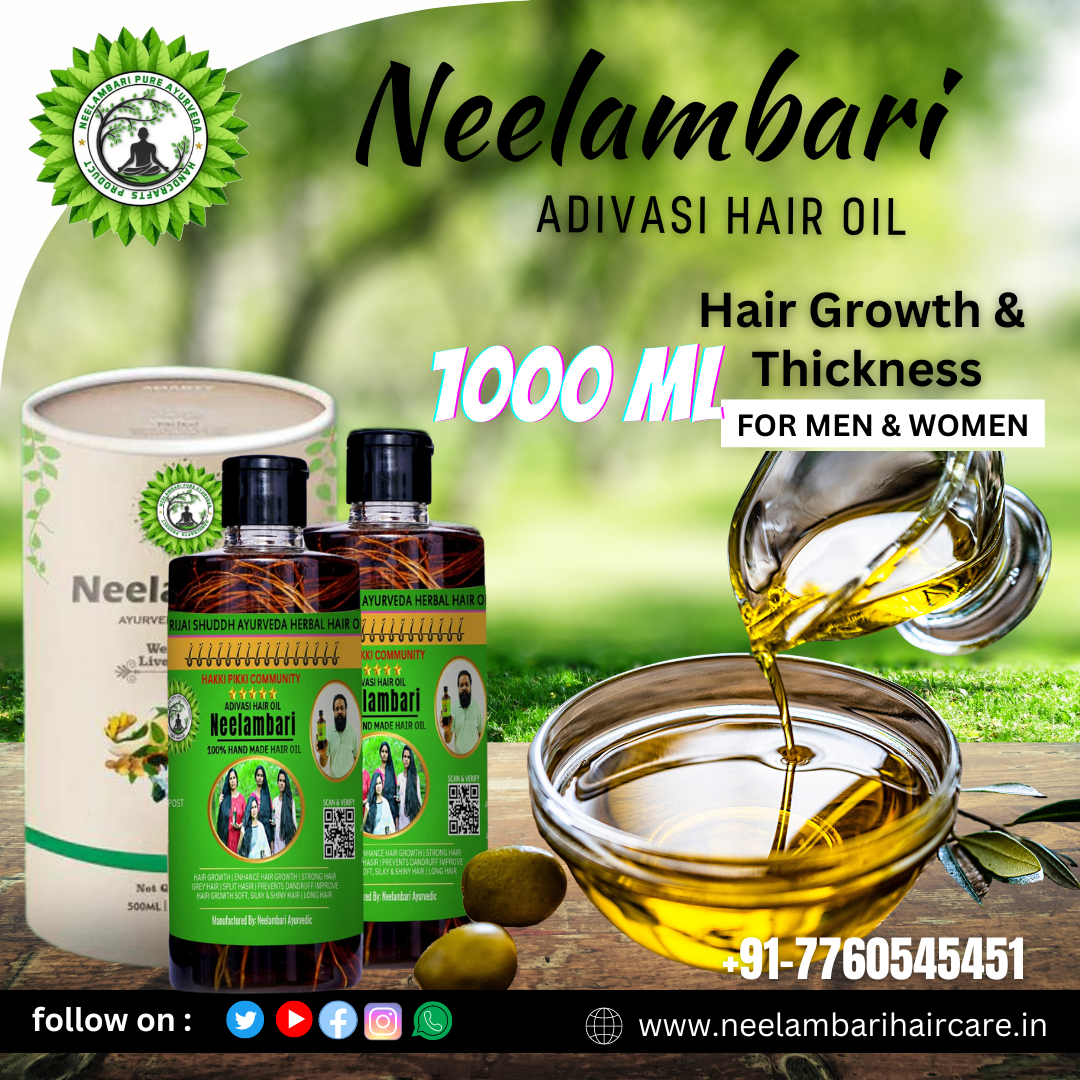 🔻Adivasi Neelambari Herbal  hair oil