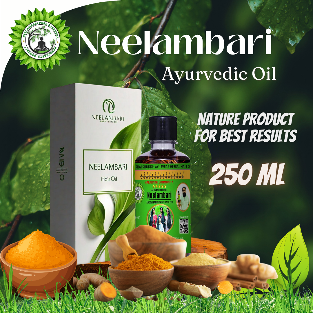 🔻Adivasi Neelambari Herbal  hair oil