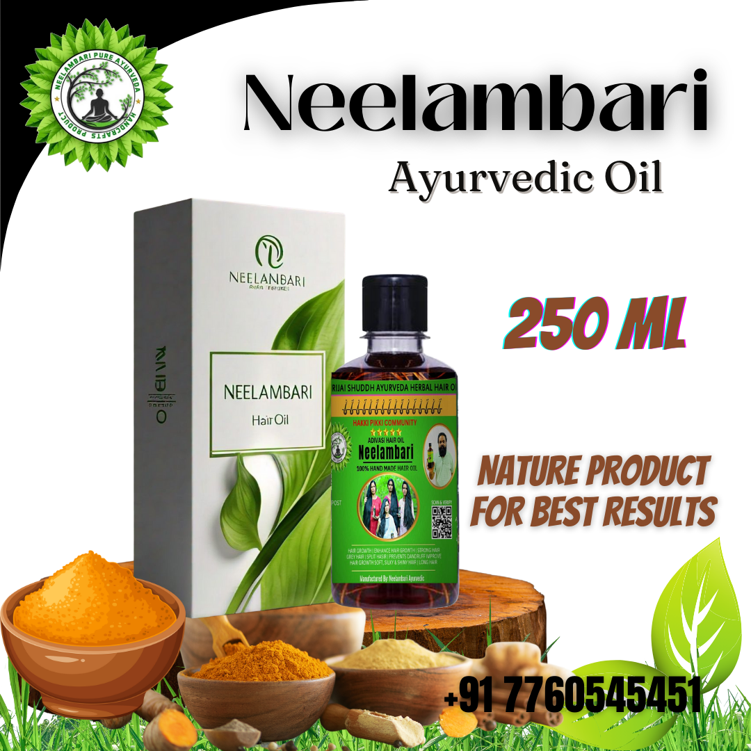 🔻Adivasi Neelambari Herbal  hair oil