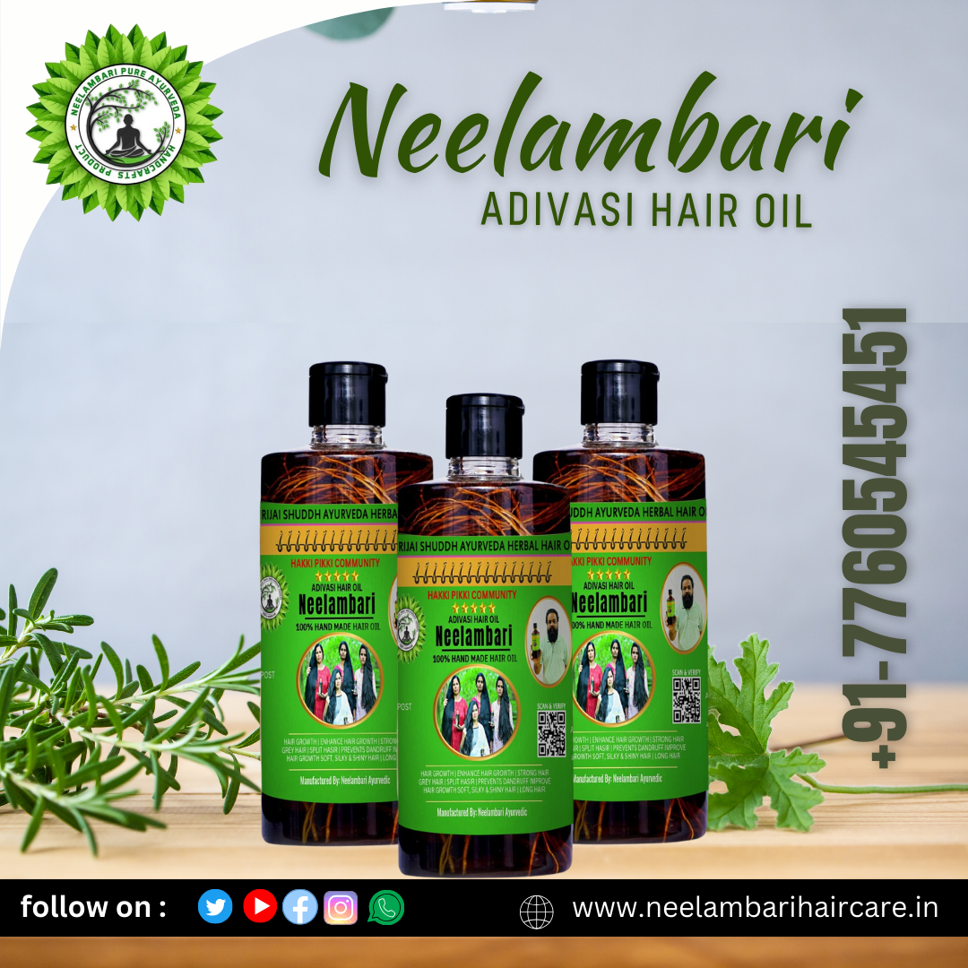 🔻Adivasi Neelambari Herbal  hair oil