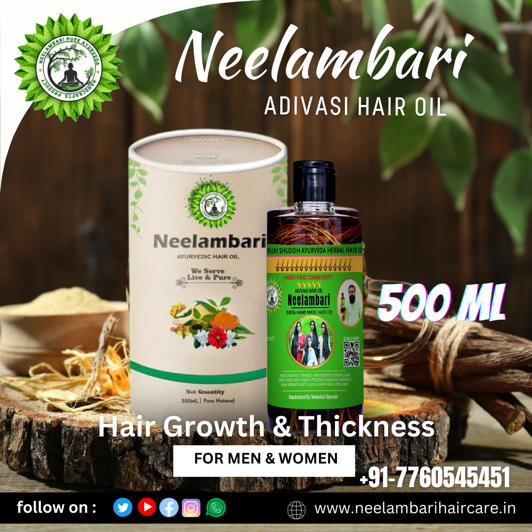 🔻Adivasi Neelambari Herbal  hair oil