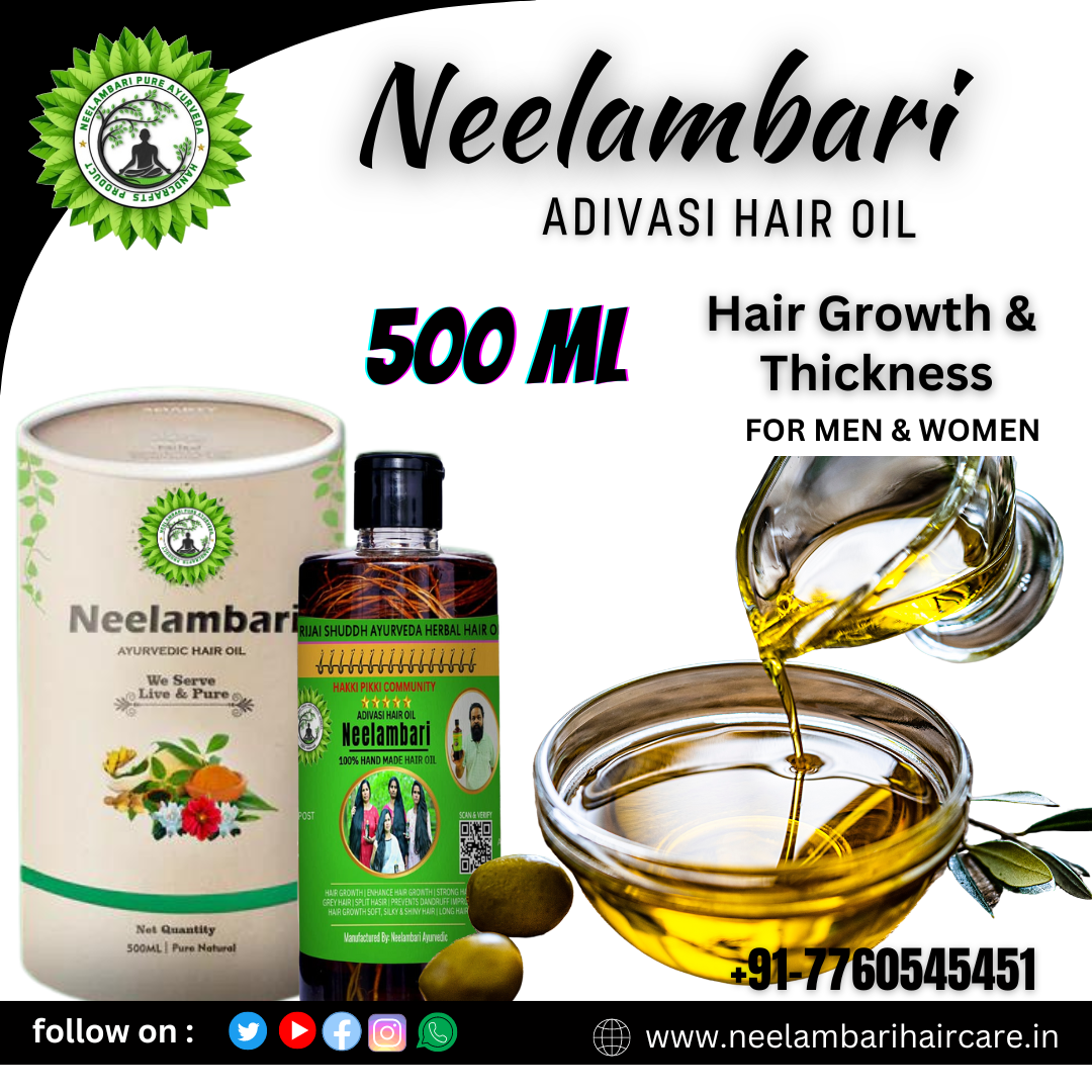 🔻Adivasi Neelambari Herbal  hair oil